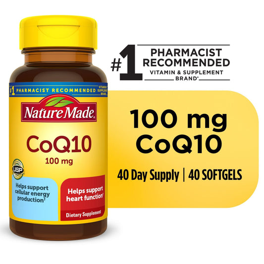 Nature Made - Coq10 100 Mg Softgels - 40 Ct