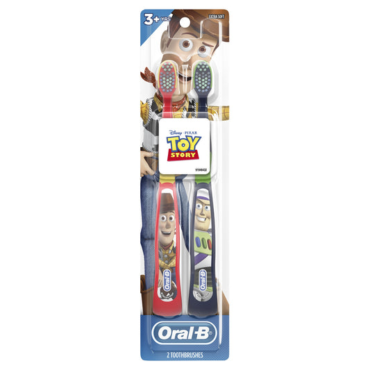Oral-B Toothbrush - Pixar Extra Soft 3+ Years Toothbrushes 2Pk
