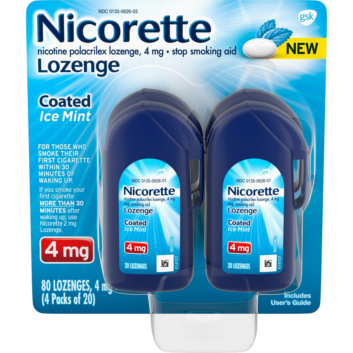 Nicorette - 80 Ct Ice Mint 4 Mg