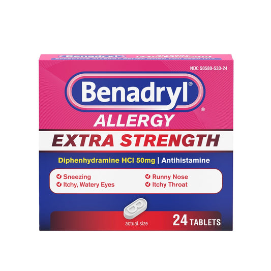 Benadryl - Extra Strength Allergy ..24 Tablets