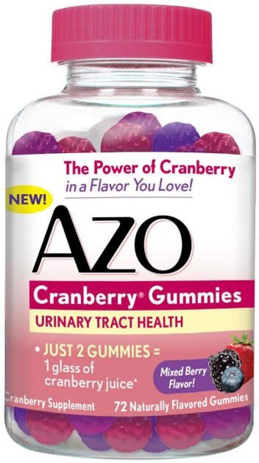Azo - Cranberry Gummies Urinary Tract Health 72 Gummies