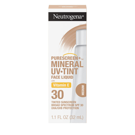 Neutrogena - Mineral Uv Tint Face Liquid Sunscreen - Spf 30 - 1.1Oz