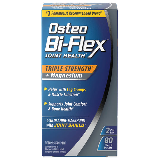 Osteo Bi-Flex - Triple Strength + Magnesium - 80 Ct