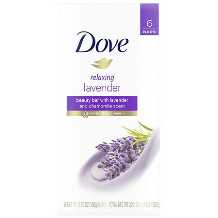 Dove Beauty Bar - Lavender - 6 Bar / 3.75 Oz
