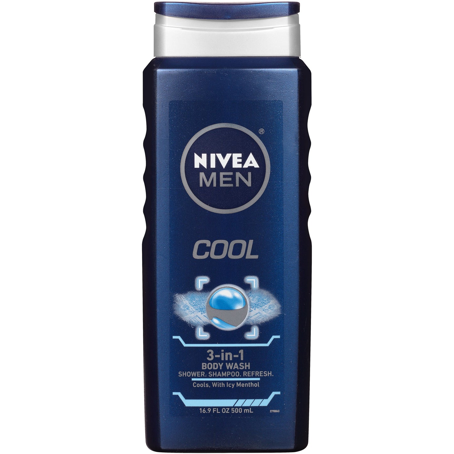 Nivea Body Wash - Mens 3In1 Cool Mentho - 16.9 Floz