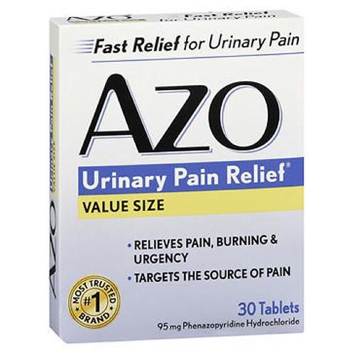 Azo - Tablets - Standard Urinary Pain Relief - 30 Ct