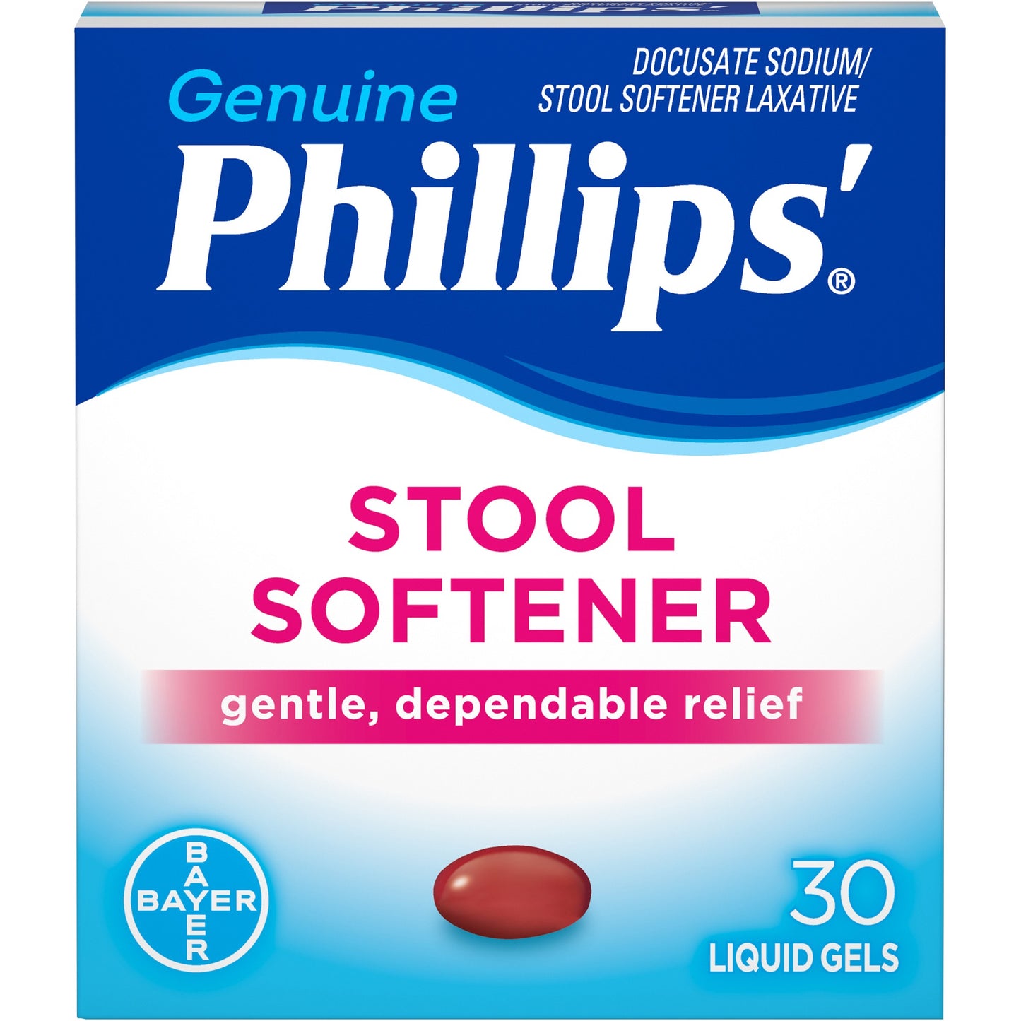 Phillips - Stool Softener - 30 Liquid Gels