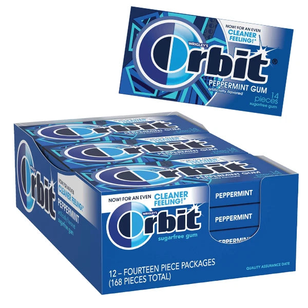 Orbit Gum Peppermint 12 Count