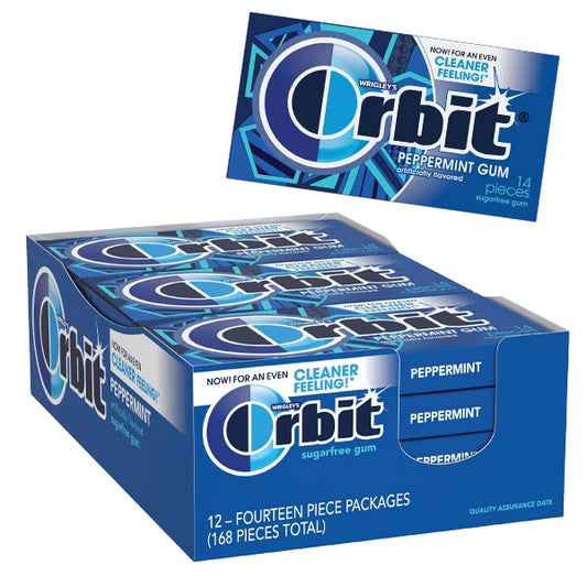 Orbit Gum Peppermint 12 Count