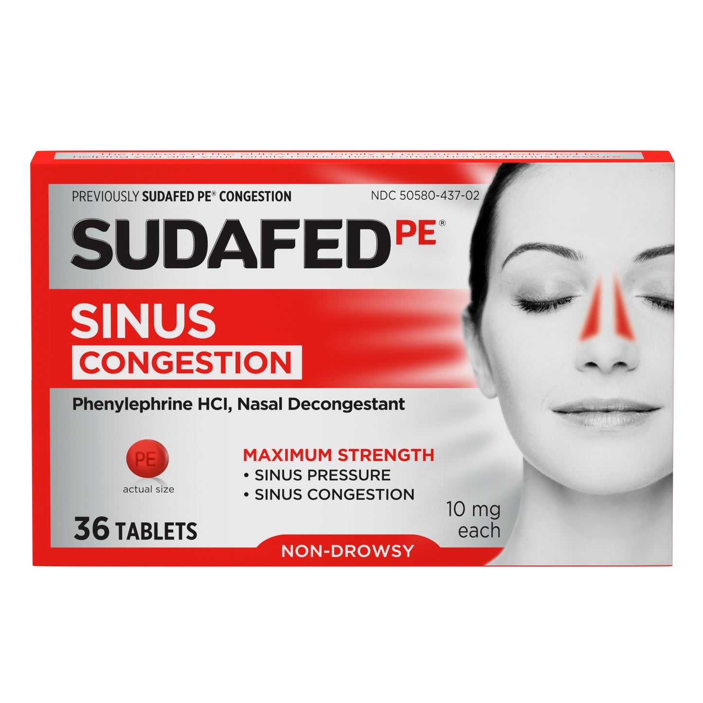 Sudafed - Pe Congestion Max Strength 36 Tablets