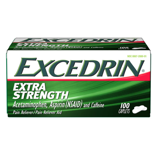 Excedrin - Caplets 100 Ct