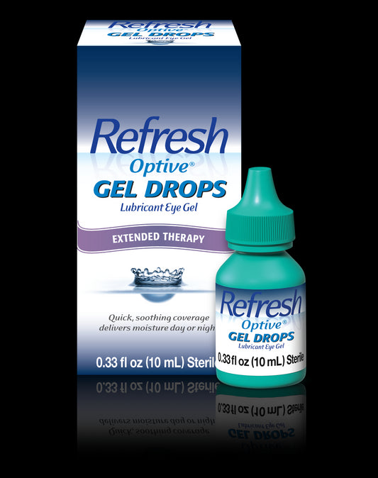 Refresh Eye Drops - Optive Gel Drops Extended Therapy .33 Fl Oz