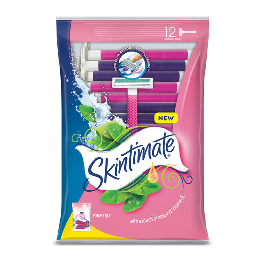 Skintimate Disposable Razors - 12 Ct