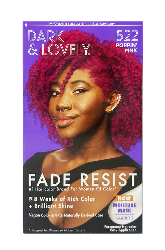 Dark & Lovely - Haircolor - Fade Resist - #522 Poppin Pink