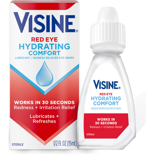 Visine - Eye Drops - Red Eye - 1/2 Fl Oz (15Ml)