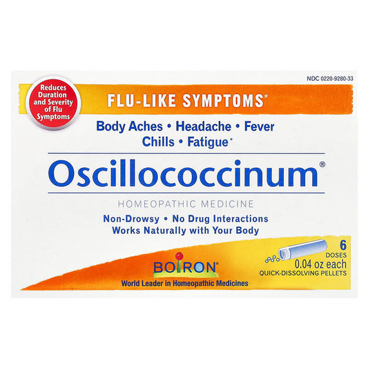 Boiron Oscillococcinum - Flu Remedy - 6 Doses