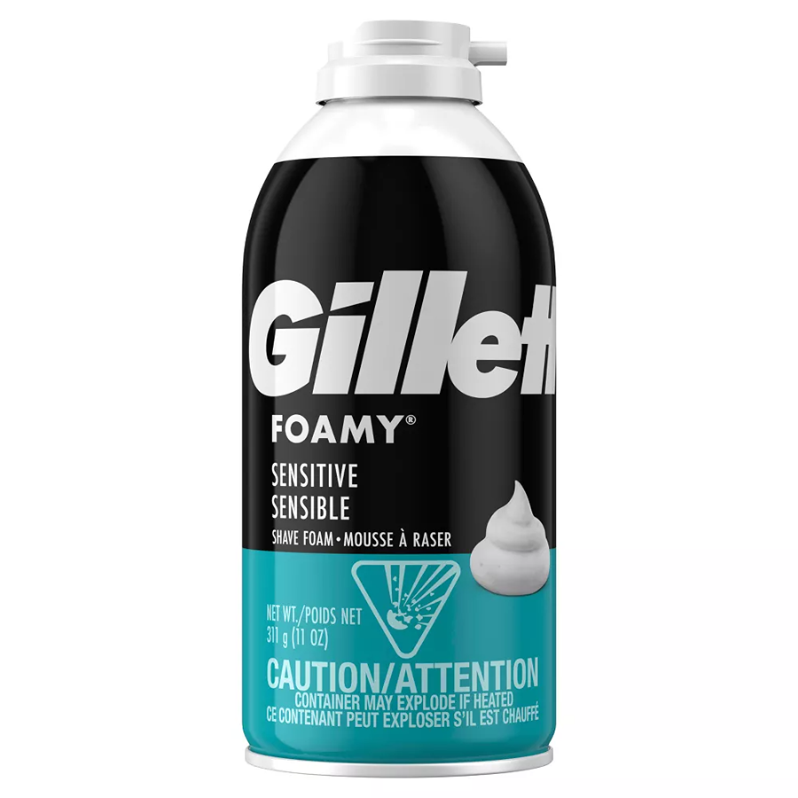 Gillette Shave Foam - Foamy Sensitive - 11 Oz