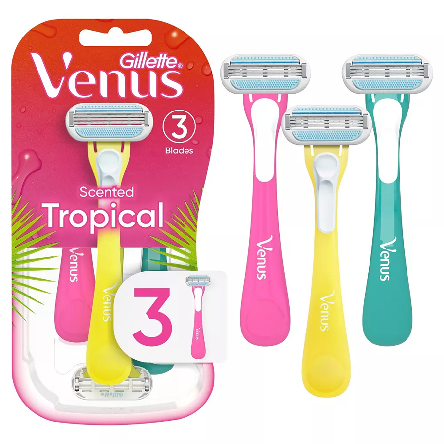 Gillette Disposable Razors - Venus Tropical - 3 Ct