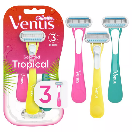 Gillette Disposable Razors - Venus Tropical - 3 Ct