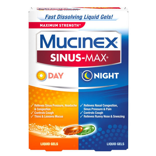 Mucinex - Sinus Max Day & Night Caplets - 24 Ct