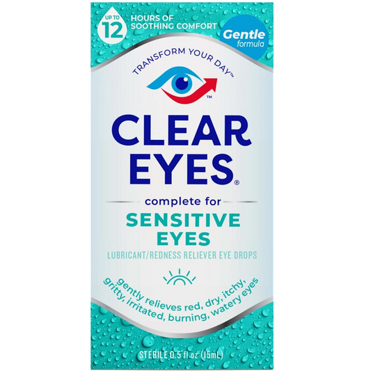 Clear Eyes - Sensitive Eyes - 0.5Oz