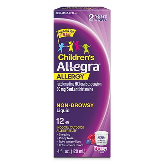 Allegra - Childrens Liquid - Berry - 4 Oz