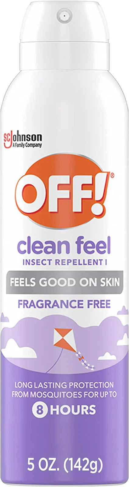 OFF! - Clean Feel Insect Repellent Aerosol - 5 Oz