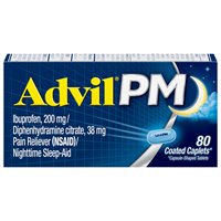 Advil - Coated Caplets - Pm - 80 Ct