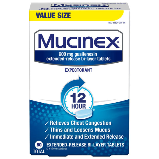 Mucinex - Tablets - 80 Ct