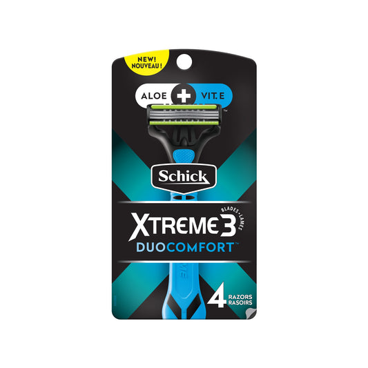 Schick Disposable Razors - Xtreme 3 Duocomfort - 4 Razors