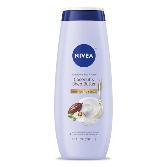 Nivea Body Wash - Pampering Cocoa & Shea Butter - 20 Floz