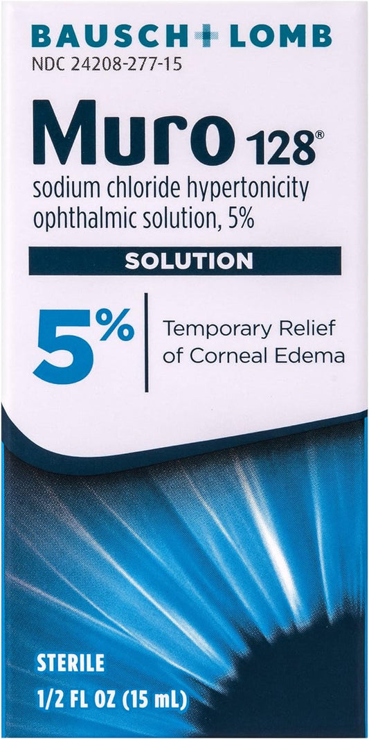 Muro 128 - Eye Drops - Opthalmic Solution - 0.5 Oz