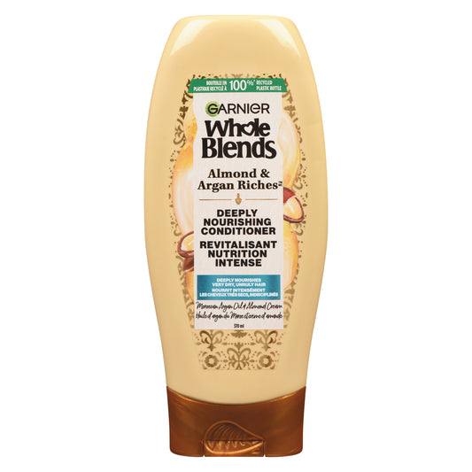 Garnier Shampoo - Whole Blends - Almond & Argan Riches 370 Ml