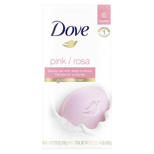 Dove Beauty Bar - Pink - 3.75 Oz - 6 Bar