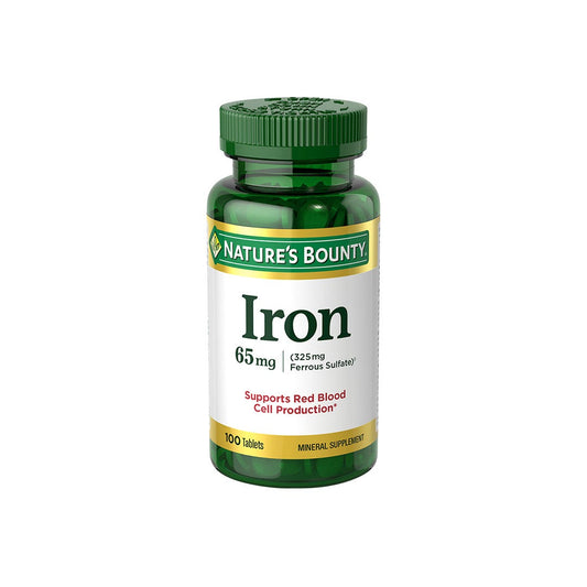 Natures Bounty - Iron 65 Mg - 100 Tablets