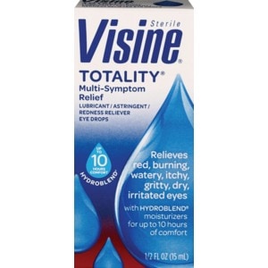 Visine - Eye Drops - Total Comfort Multi-Symtom 1/2 Fl Oz (15Ml)