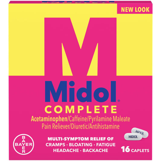 Midol Complete - Menstrural Symptoms Relief - 16 Ct