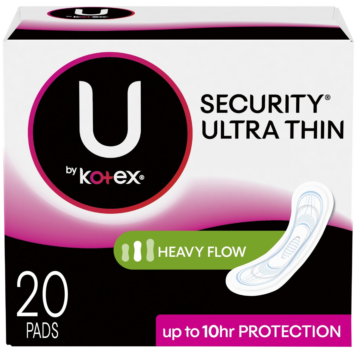 Kotex - Heavy - 20 Ultra Thin Pads