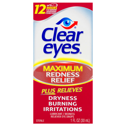 Clear Eyes - Maximum Redness Relief - 1 Floz