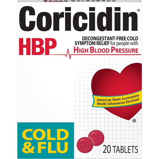 Coricidin - Cold And Flu 20 Tablets