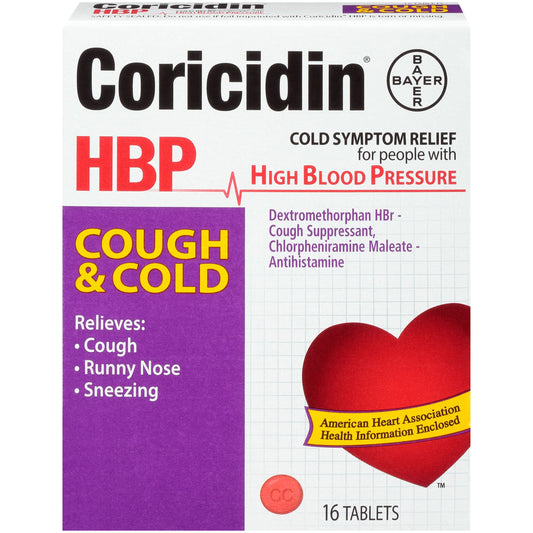 Coricidin - Cough & Cold - 16 Tablets