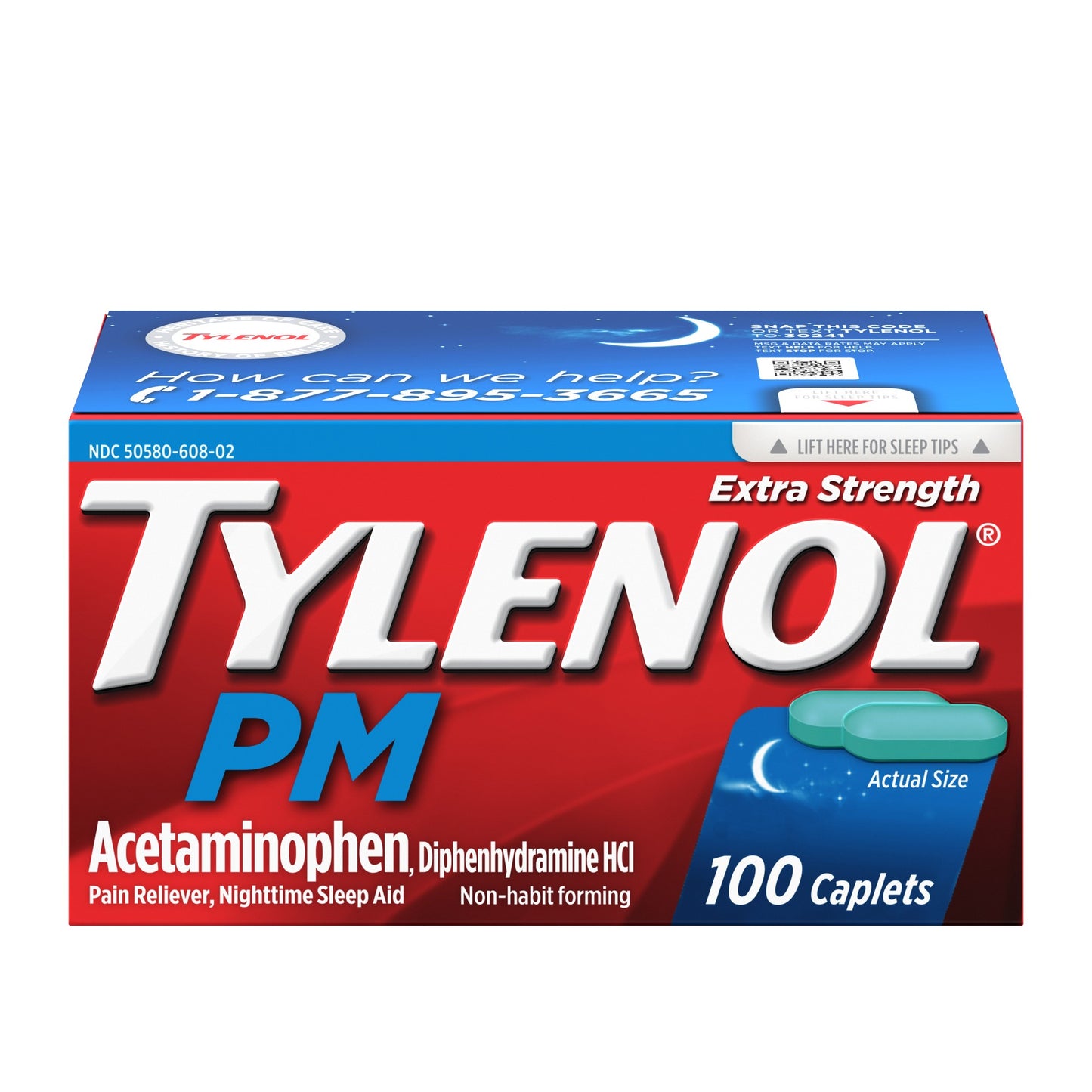 Tylenol - Pm 100 Caplets