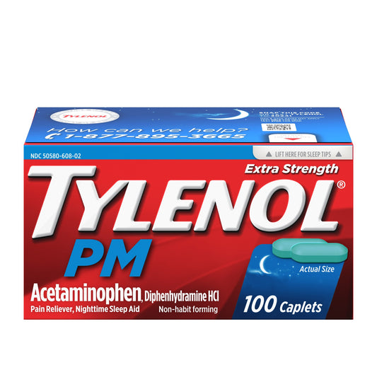 Tylenol - Pm 100 Caplets