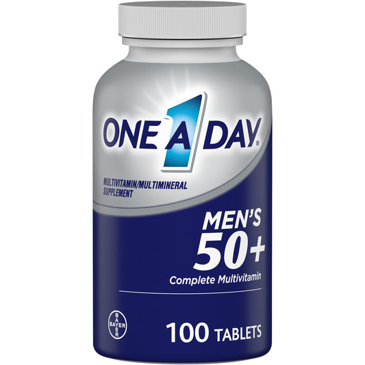 One A Day - Multivitamin - Men'S 50+ 100 Tablets..New Value Size
