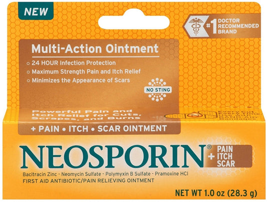 Neosporin - Pain + Itch + Scar - 1 Oz