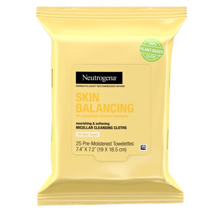 Neutrogena - Skin Balancing Makeup Remover Wipes - 25 Ct