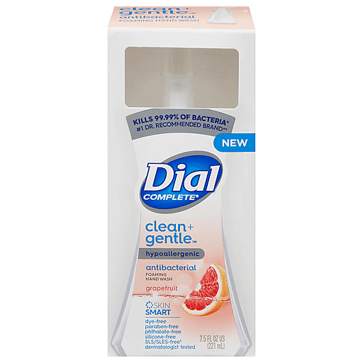 Dial Foaming Hand Wash - Grapefruit - 7.5 Floz
