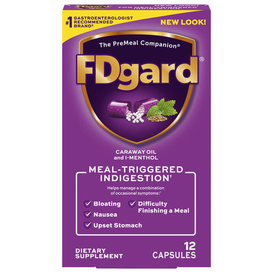 Fd Gard - Functional Dyspepsia Recurring Indigestion 12 Capsules