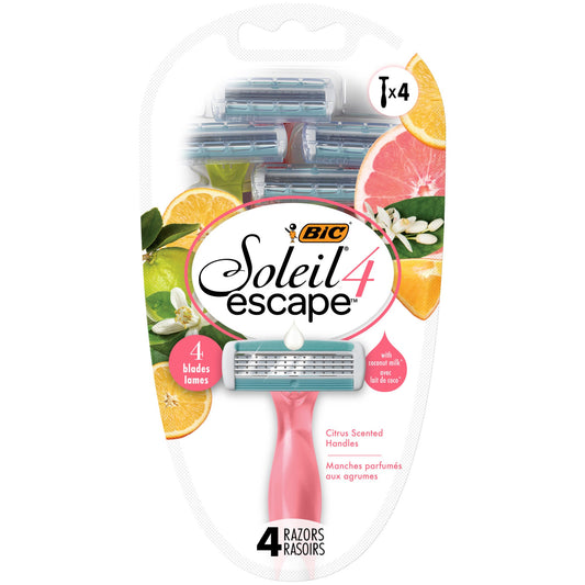 Bic Disposable Razors - Soleil Escape 4 Razors