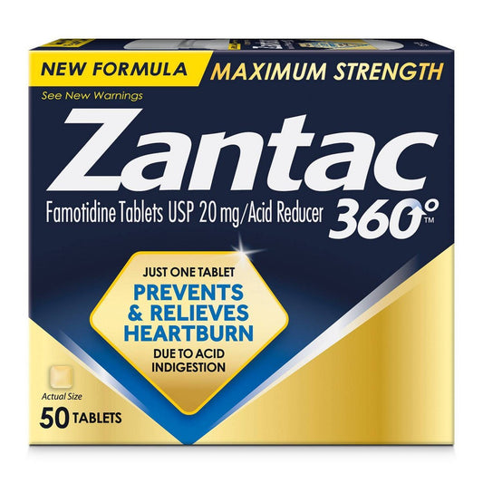 Zantac - 50 Tablets